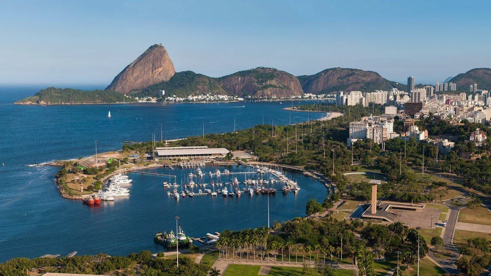 Rio de Janeiro visto da região náutica